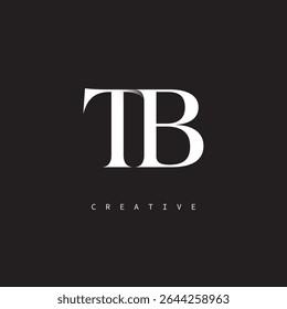 TB Monogram Logo Minimal Elegant Letter mark for Luxury, Fashion   Creative Brands	
