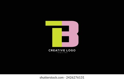 TB T3 Abstract initial monogram letter alphabet logo design