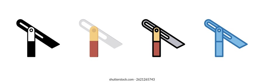 T-Bevels Icon Element For Design