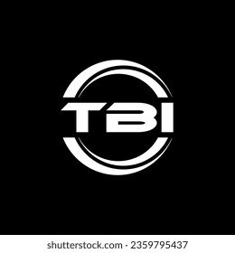 TBI Logo Design, Inspiration for a Unique Identity. Modern Elegance and Creative Design. Watermark Your Success with the Striking this Logo.