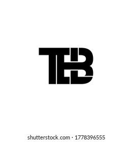 diseño original del logotipo del monograma de la letra tbl