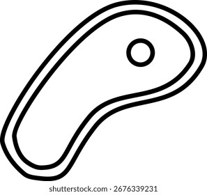 T-Bone Steak Symbol, Vektorgrafik