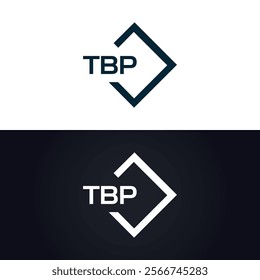 TBP logo. T B P design. White TBP letter. TBP, T B P letter logo design. T B P letter logo design 