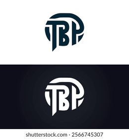 TBP logo. T B P design. White TBP letter. TBP, T B P letter logo design. T B P letter logo design 