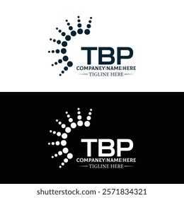 TBP logo. T B P design. White TBP letter. TBP, T B P letter logo design. T B P letter logo design 