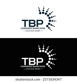 TBP logo. T B P design. White TBP letter. TBP, T B P letter logo design. T B P letter logo design 