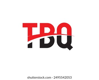 TBQ Letter Initial Logo Design Ilustración vectorial