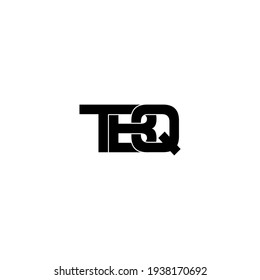diseño original del logotipo de monograma de la letra tbq