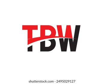 TBW Letter Initial Logo Design Vector Illustration