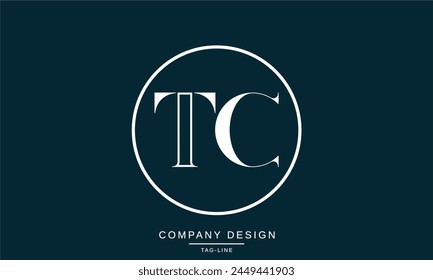 TC, CT Abstract Letters Logo Monogram Design Font