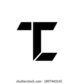 Tc Ct Minimal Logo Icon Design Stock Vector (Royalty Free) 1897443145 ...