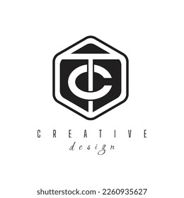 vector de logotipo TC T C