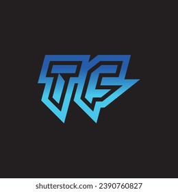 TC initial inspiration logo design esport and gaming clan ideas