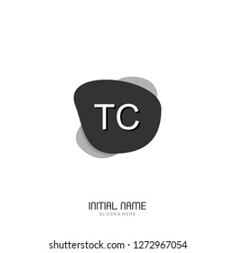 TC Initial logo template vector