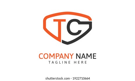 TC Initials, modern logo vector