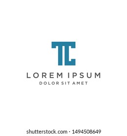 TC Logo Monogram Icon Symbol Vector Template