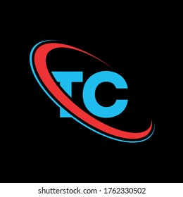 Tc T C Letter Logo Design Stock Vector (Royalty Free) 1762330502 ...