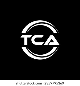 TCA Logo Design, Inspiration for a Unique Identity. Modern Elegance and Creative Design. Watermark Your Success with the Striking this Logo.