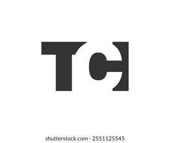 TCI fett und einzigartig editierbar Schriftart Logo für Tech-Startups, Consulting, Corporate Branding. Perfekt für Schlagzeilen, visuelle Identität, Cyberspace, Führung, Einheit, innovative Ideen, kraftvolle Einfachheit.