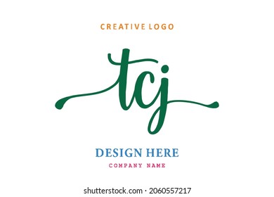 TCJ lettering logo is simple, easy to understand and authoritative