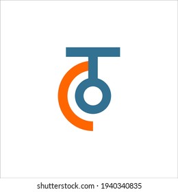TCO logo design vector sign 