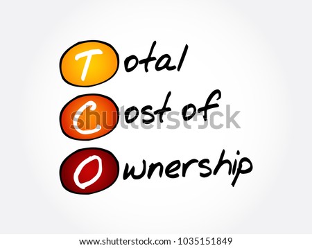 tco total cost ownership acronym business stock vector royalty free tco total cost of ownership
