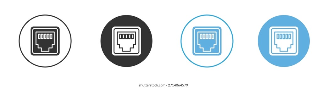 Icono TCP. Plantilla de diseño de iconos gráficos