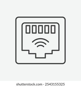 TCP icon set. vector illustration.