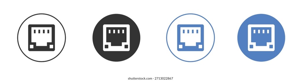 EPS Vetor minimalista simples de ícone TCP