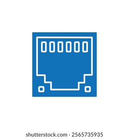 TCP icon Thin line illustration set