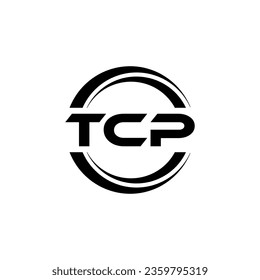 TCP Logo Design, Inspiration for a Unique Identity. Modern Elegance and Creative Design. Watermark Your Success with the Striking this Logo.