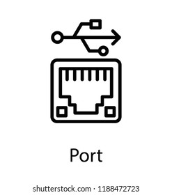 A tcp port used as an internal data storage 