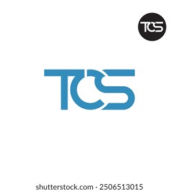 TCS Logo-Buchstabe Monogramm-Design