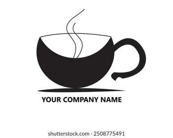 Diseño de logotipo de diseño de logotipo T-cup