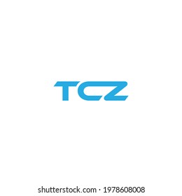 Tcz-Buchstaben-Logo-Design, Hintergrund 