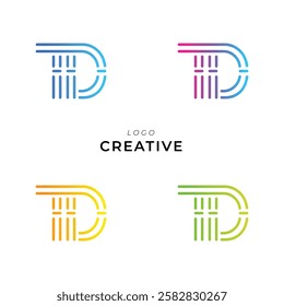 TD Creative Latter Logo Design. Monogram Design. By Custom Branding Logo. Creative Logo Design. Vector illustration. Modern Design. Logo Template.