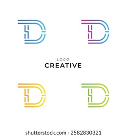 TD Creative Latter Logo Design. Monogram Design. By Custom Branding Logo. Creative Logo Design. Vector illustration. Modern Design. Logo Template.