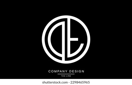 TD, DT, Abstract letters Logo Monogram