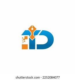 TD, DT, TL, LT, Abstract initial monogram letter alphabet logo design. Abstract Letter Initial TD DT Vector Logo Design Template. Academic logo template