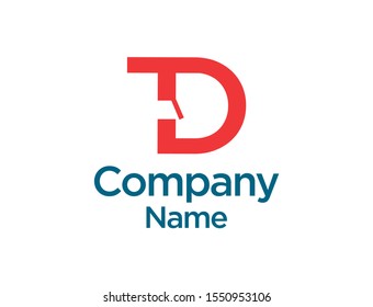 Td Industrial Logo Design Concept Stock Vector (Royalty Free ...