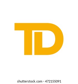 Td Initial Logo Design