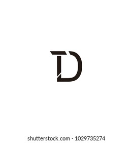 td letter logo vector symbol