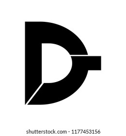 td letter vector logo. dt letter vector logo
