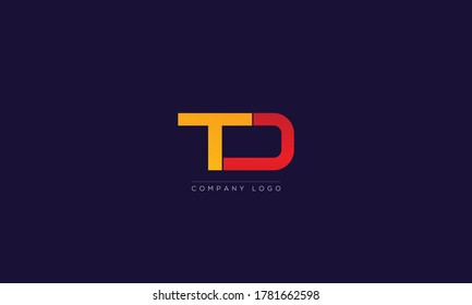 Td Logo Design Vector Icon Symbol Stock Vector (Royalty Free ...