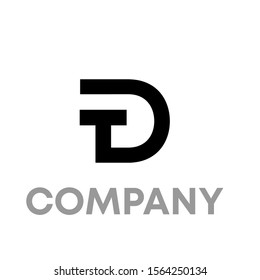 TD logo vector design template sign