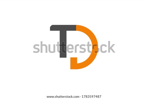 Td Logo Vector Simple Templates Stock Vector (Royalty Free) 1783597487 ...