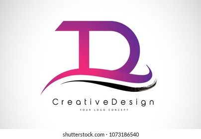 TD T D Letter Logo Design in Black Colors. Creative Modern Letters Vector Icon Logo Illustration.