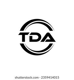 Diseño de logotipos TDA, inspiración para una identidad única. Elegancia moderna y diseño creativo. Marca tu éxito con el impresionante logotipo.