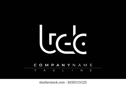 TDC abstract letter design. Modern Business Logo Design With Abstract Typography and Contemporary Style