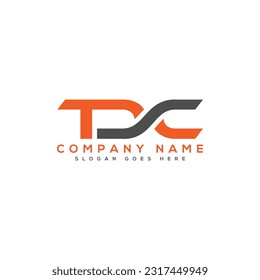 TDC or tdc letter mark abstract vector logo design template - Editable design